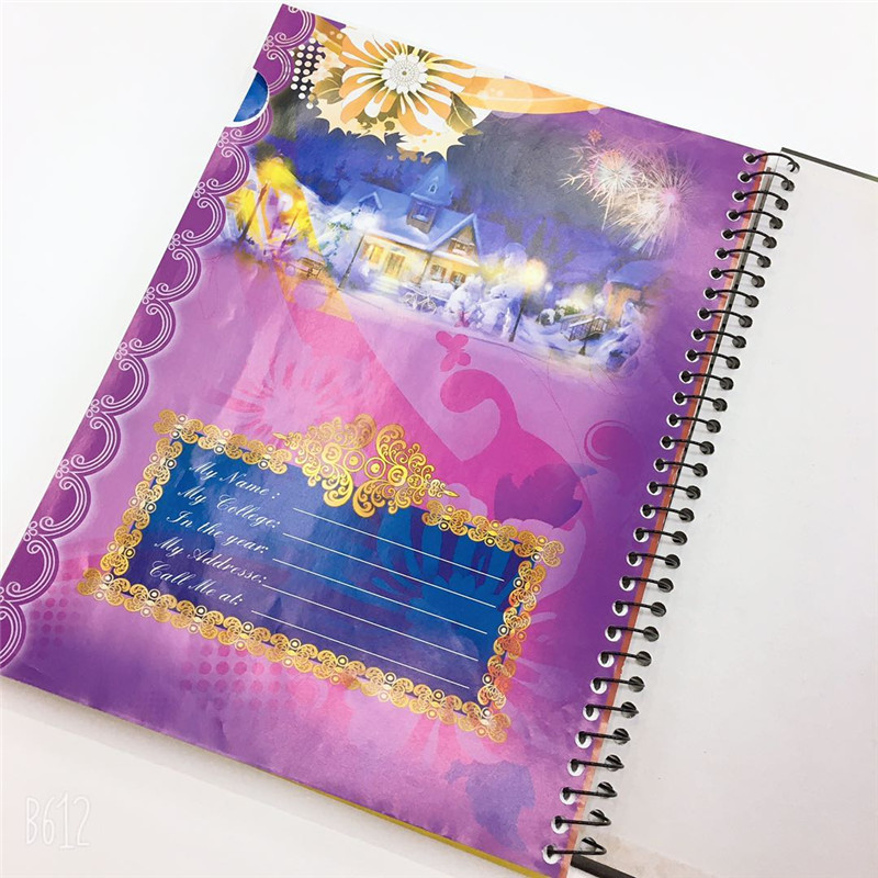 20 X27 Single Iron Ring Hard Copy School Supplies Notebook Specification drawing
