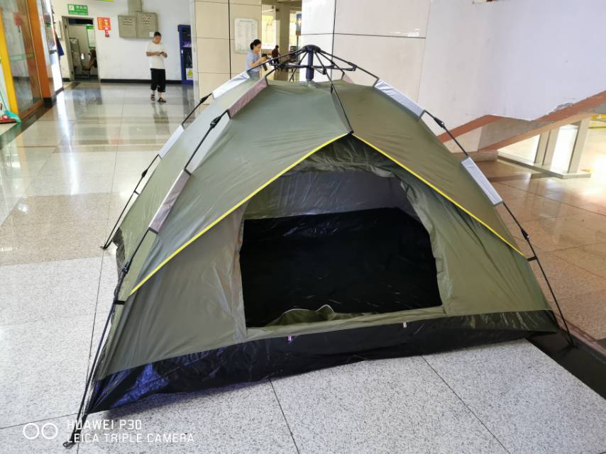 全自动帐篷户外2人双人3-4人二室一厅野营加厚防雨野外露营细节图