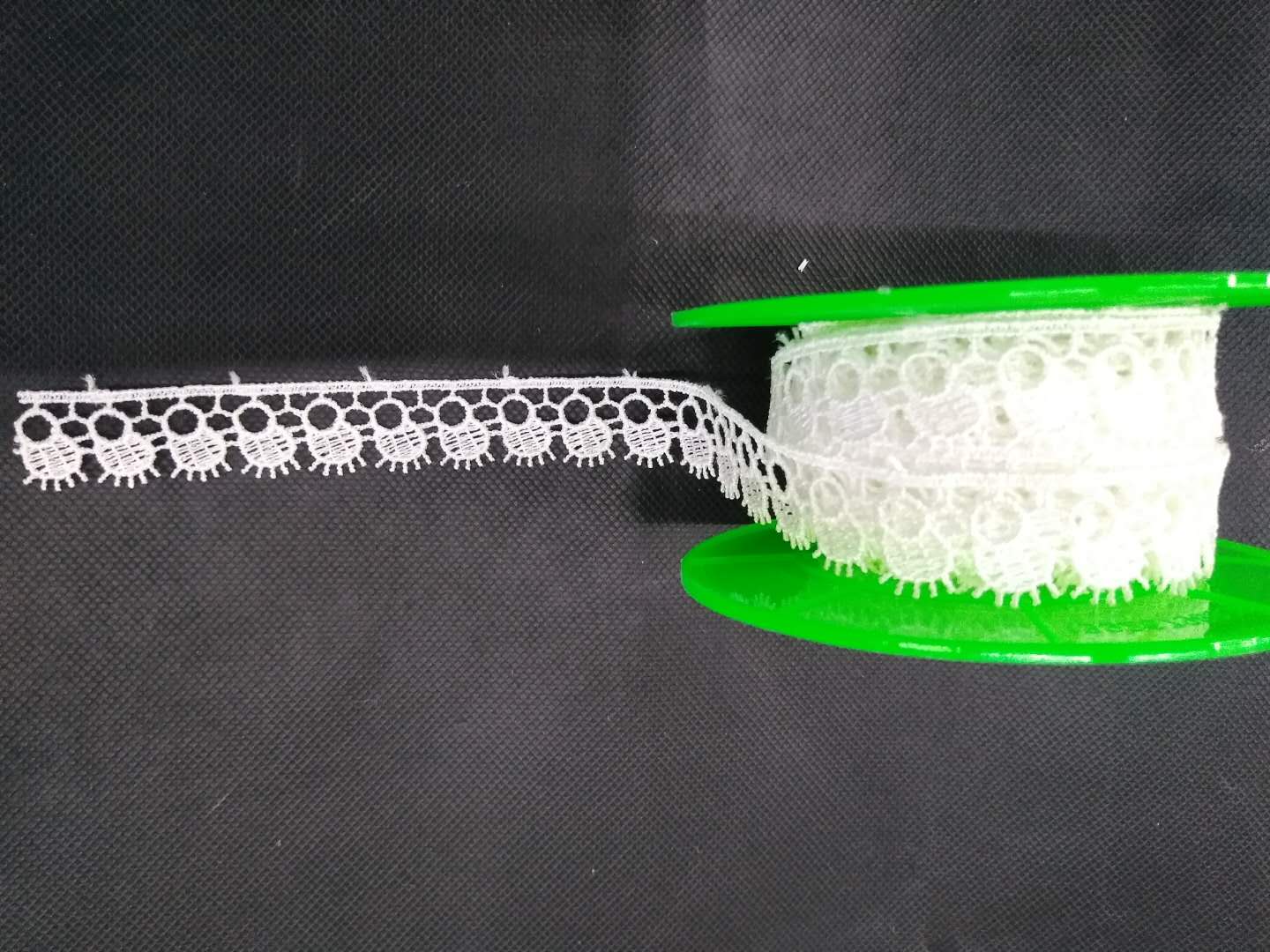 Embroidered lace, polyester lace, water-soluble lace, clothing accessories, DIY stock wholesale lace Specification image