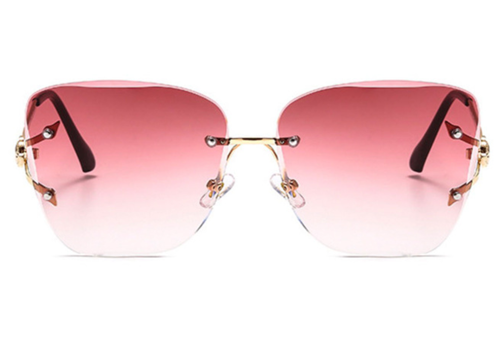 Fashionable sunglasses, large-framed square sunglasses, polarized glasses, Korean version, trendy and trendy, high-end color PC women's style, 7242 details Picture