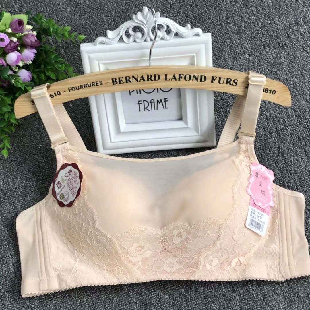 Foreign Trade Summer Comfortable Underwear Women's Tulle Transparent Sexy Bra Women's Bra details Picture