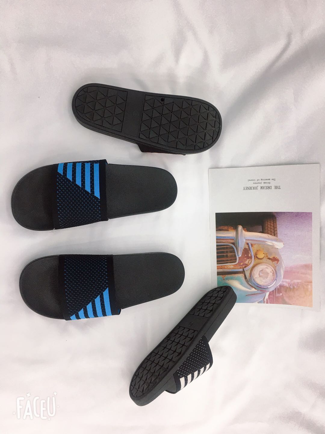 2020春新品夏季新款运动休闲凉拖鞋一字拖产品图