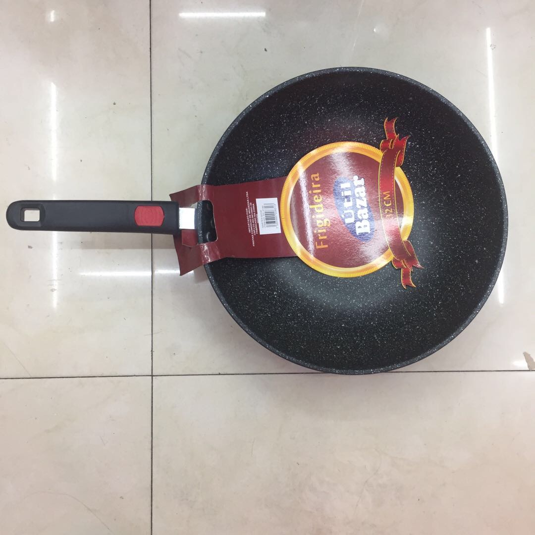 小炒锅电磁炉通用煎蛋煎锅工厂批发不粘锅