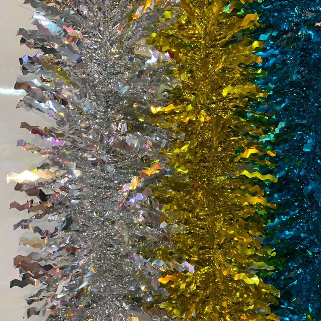 Christmas supplies: Wavy strip series, wool strips, ribbons, ribbons, decals for Christmas decorations details Picture