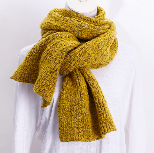 Fashionable, trendy, versatile and warm floral knitted scarves for both men and women Specification image