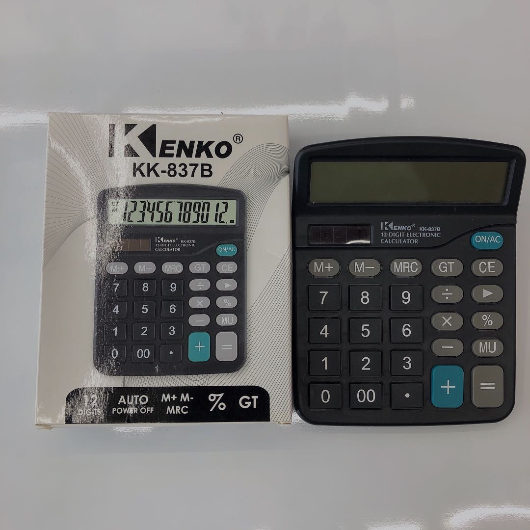 佳宜KK837B计算器商务型多功能型12位数大号办公会计批发