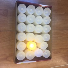 ZE66波浪斜口塑料LED蜡烛 电子蜡烛灯 婚礼装饰电子led蜡烛