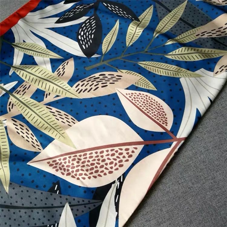 Blue Small Square Scarf Scarf Korean Version Fashion Casual Scarf Specification drawing