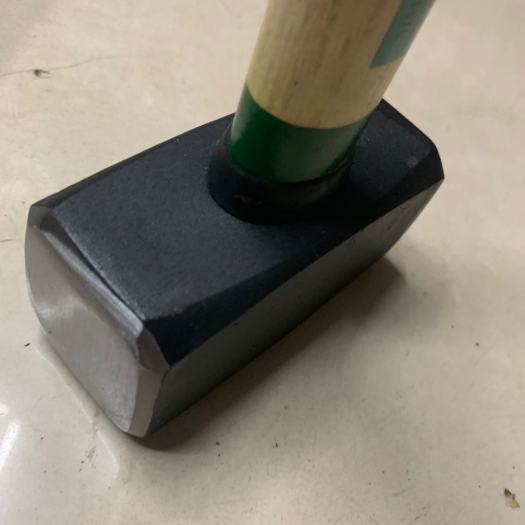 One Thousand Five Hundred Grams Of Wood Flat Stone Hammer Site Work Hammer High Hardness details Picture