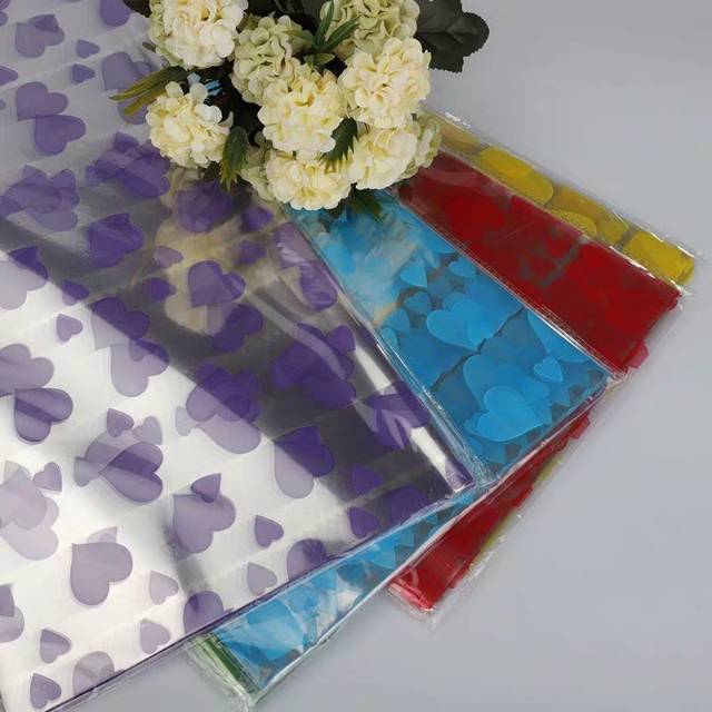 花束新品礼品透明包装纸水果篮鲜花塑料纸玻璃纸包花防尘袋礼物