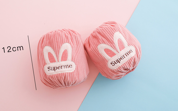 Children's antifouling resistance cartoon cute pink rabbit sleeve thumbnail
