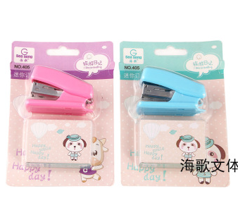 Office stationery 6801 cute cartoon style 405 stapler staple set