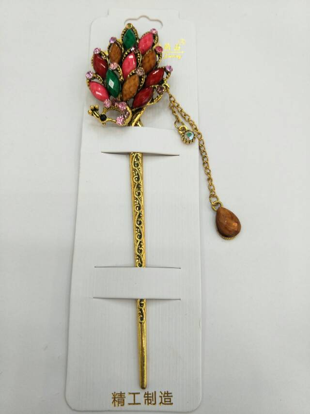 Classic alloy hairpins, colorful peacocks, and vintage hairpins thumbnail