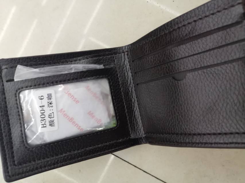 Men's Short Wallet Business Casual Wallet Leather Bag Multi-Functional Wallet For Men details Picture