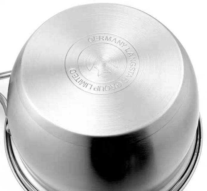 Stainless steel milk pot, small milk pot, soup pot, mini steamer, hot pot, baby health complementary food pot, gas induction cooker pot Specification image