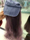 Tanglong matte high-temperature silk wig with hat wig cover (detachable) Velcro wig pieces Specification image