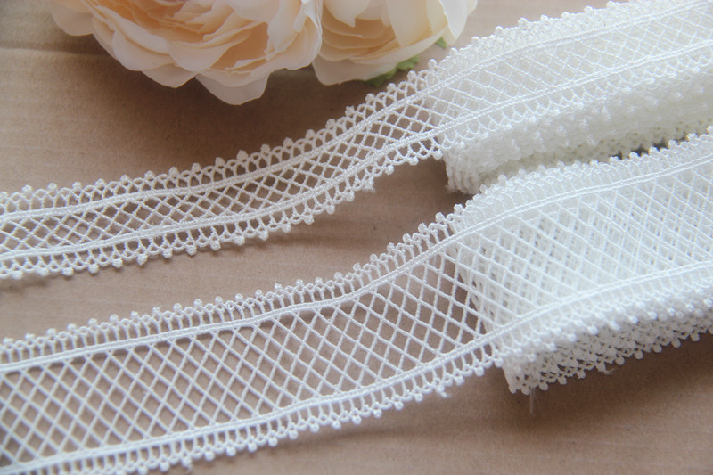 D24j1-Day Dress Handmade Garment Accessories Lace Water Soluble Silk Hollow Embroidery Lace
