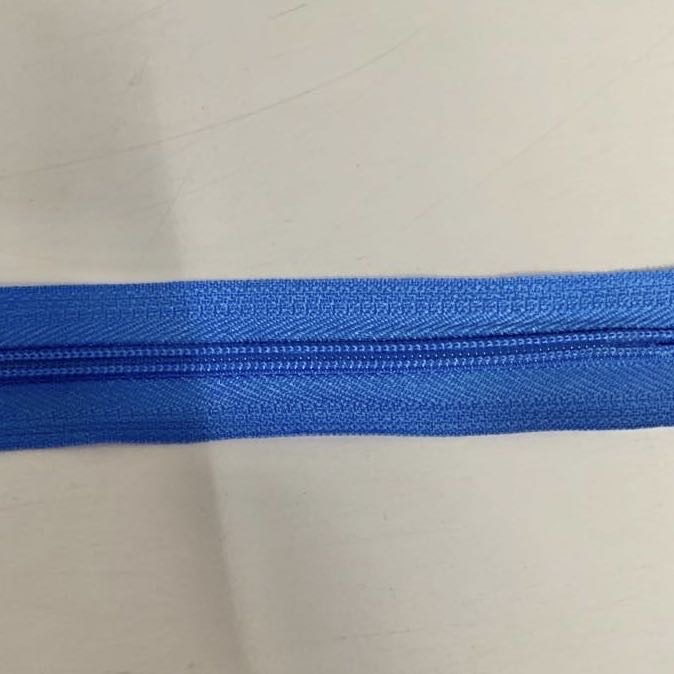 Pants zipper accessories Nylon zipper closed short pull lock clothes pocket men's trousers front zipper light blue zipper Specification image