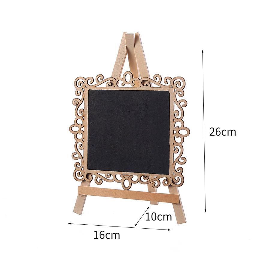 桌面迷你吧台摆摊木质小黑板店铺用支架式餐厅粉笔广告牌手写立式细节图