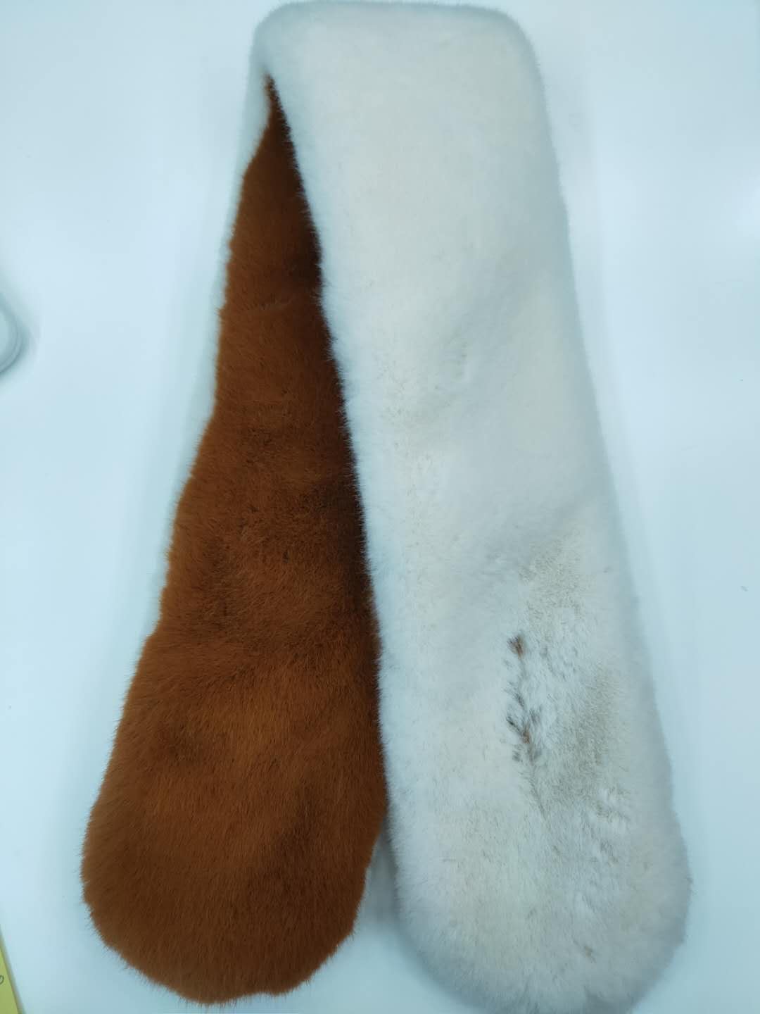 Dongdaemun Soft Imitation Fur Matching Color Fur Neck Autumn Winter Warm Imitation Rabbit Hair Collar Children's Scarf Specification drawing