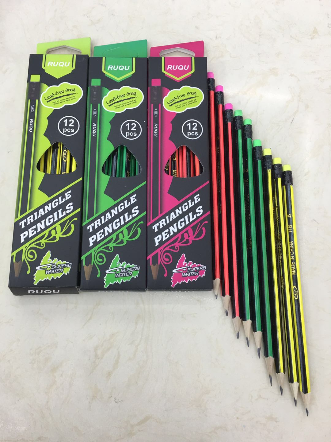 Hb Draw Pencil Color Mixing Writing Pencil 22-1 details Picture