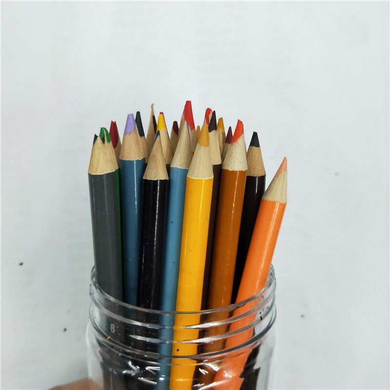 24 Color Barrel Colored Pencil Drawing Pen School Supplies Specification drawing