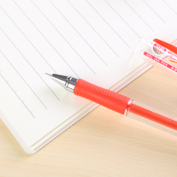 Low-carbon, water-resistant, ample and elegant gel pen