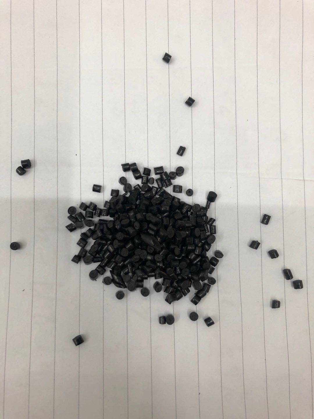 浩云塑料黑色颗粒状可塑性强丙烯（回料）细节图