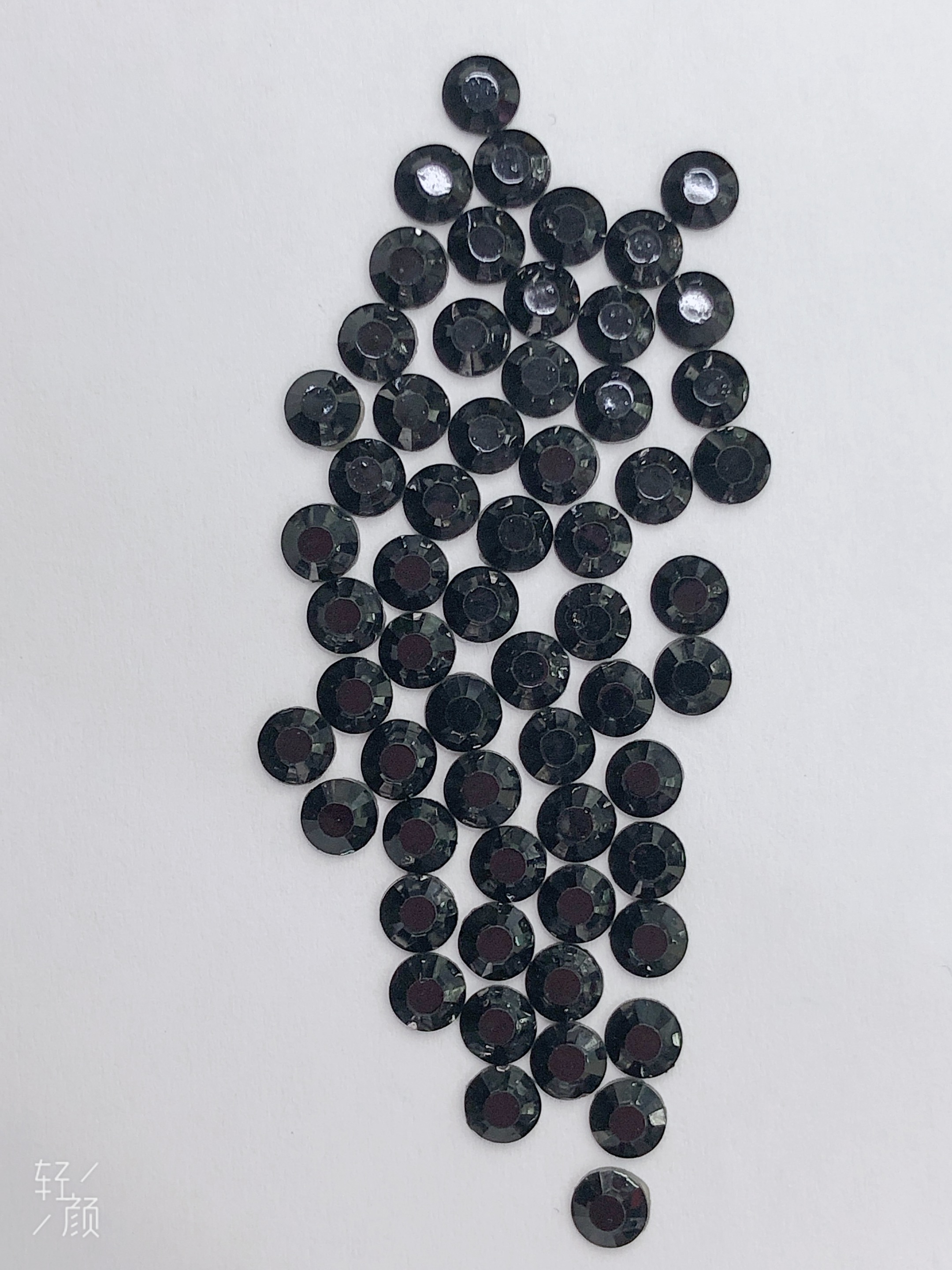 矿黑SS20双面钻平底钻DIY钻玻璃烫钻