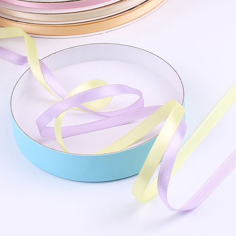 Ribbons, colored ribbons, silk ribbons, cakes, flowers, ribbon gift packs details Picture