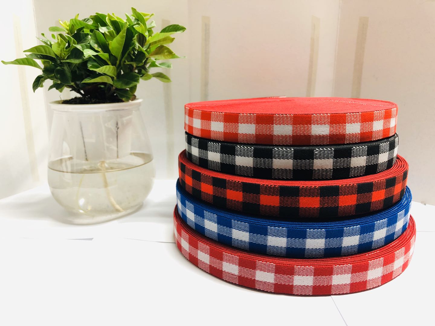 Manufacturers Direct Sales Diy Color Striped Ribbon Ribbon Diy Clothes T Shirt Shoes Hat Decorative Ribbon Ribbon Clothes Wrapping Cloth Strip Accessories