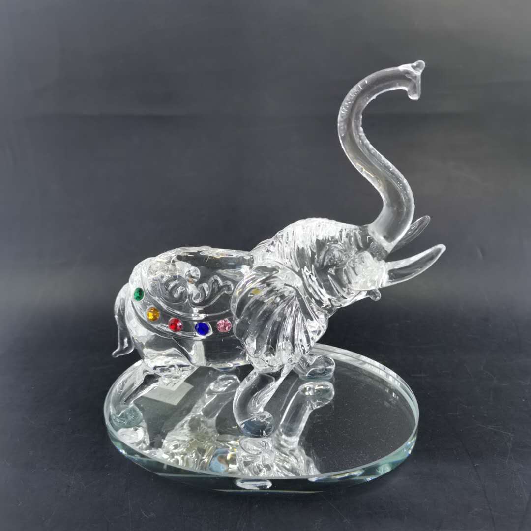 厂家直销大象水晶摆件 泰国