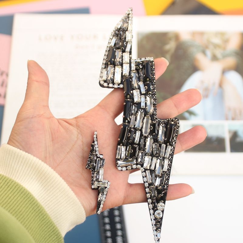 Lightning pattern mesh rubber jewelry accessories, clothing jewelry accessories, DIY handmade jewelry