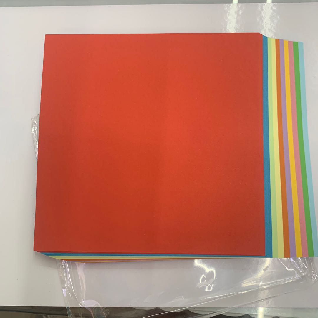 Fuxin Paper Products, Stationery, Culture and Office Factory direct sales 14.5cmx14.5cm children's origami, 100 sheets per pack Specification image