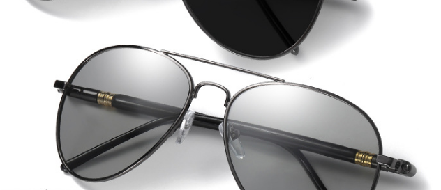 偏光太阳镜外贸开车骑行变色眼镜欧美钓鱼时尚男士墨镜细节图