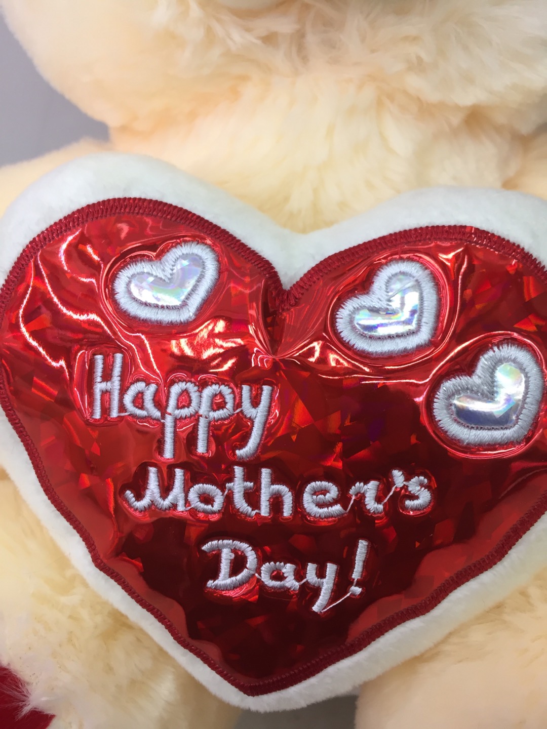 Plush heart bear doll, cartoon doll, cloth doll Specification image