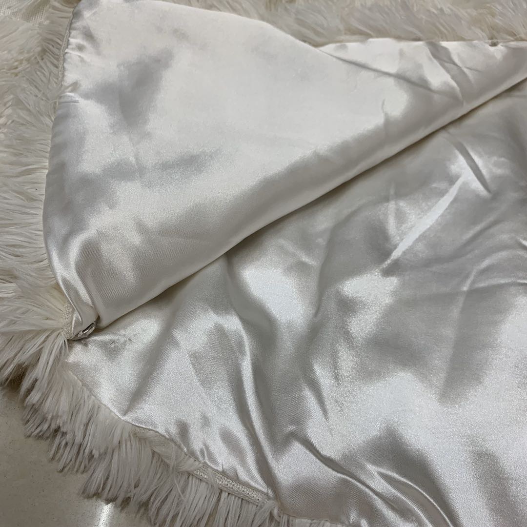 Simulation Wool Scarf White Shawl Fashion All Match Factory Direct Sales details Picture