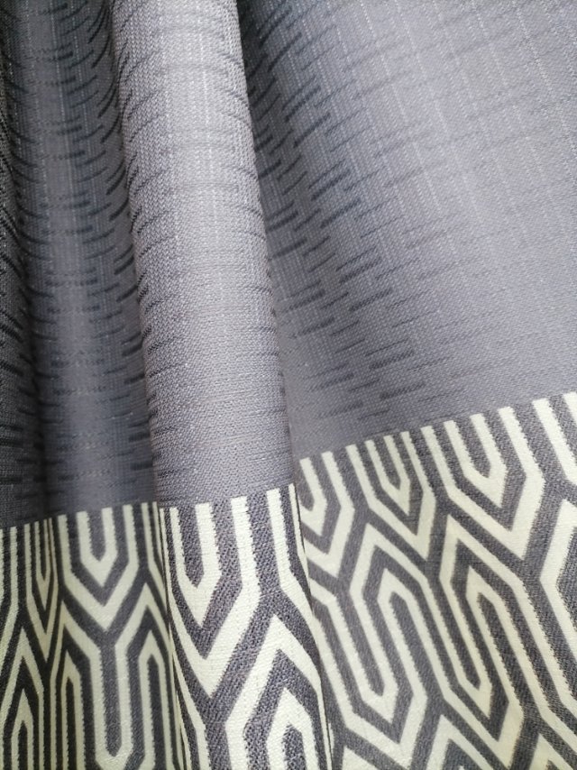 Thickened cotton and linen printed blackout curtain fabric, high blackout, thick and warm, for living room, bedroom and balcony Specification image