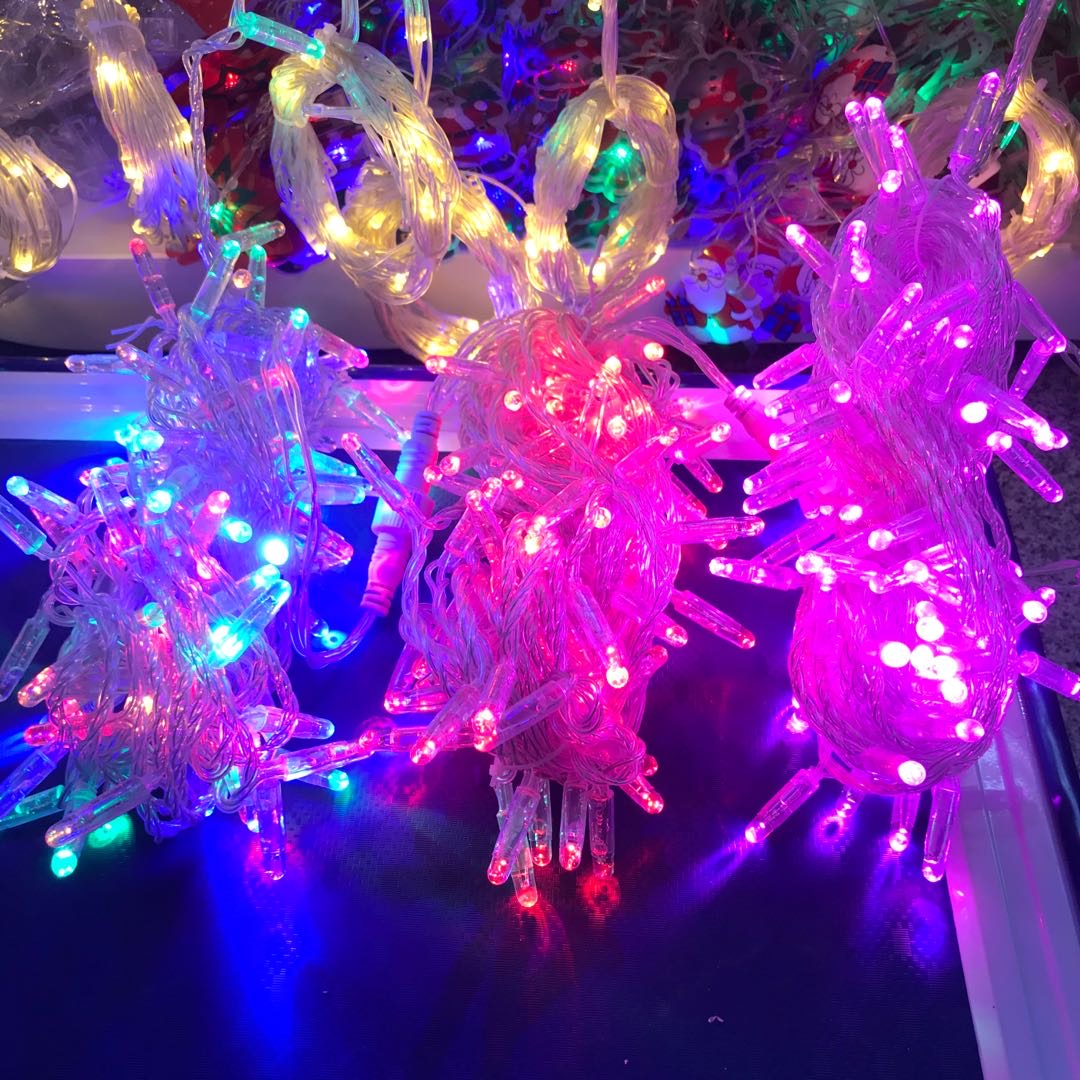 Ambient lighting, flashing Christmas tree, landscape chandelier, lamp beads, ceiling, evening party, road, waterproof decoration, LED, small colored lights, led details Picture