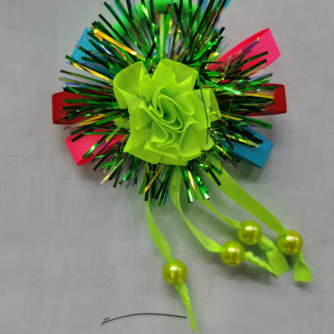 Korean Version Of Fashion And Fashion Children's Hair Band Flower Rubber Band details Picture