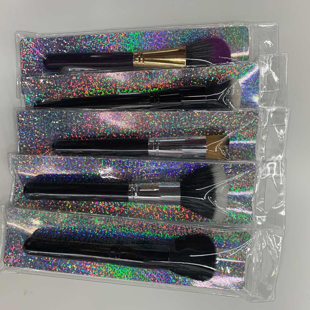 厂家直销黑色化妆刷眼影刷美容刷套装散粉刷腮红刷