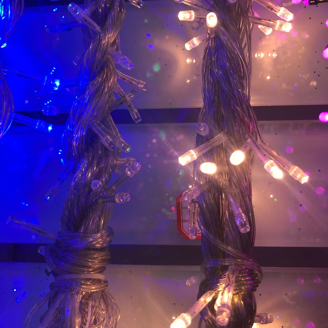 圣诞树装饰灯具多彩装饰灯串圣诞灯细节图
