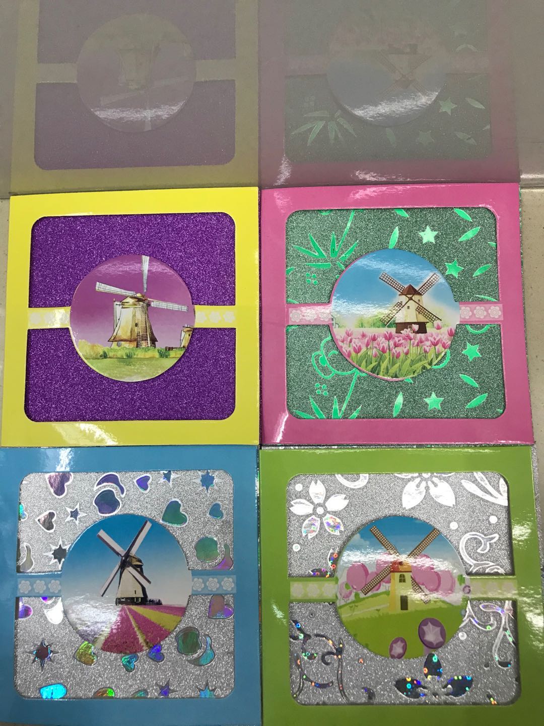 Direct sales from the gold powder handmade paper-cutting children's DIY creative production factory