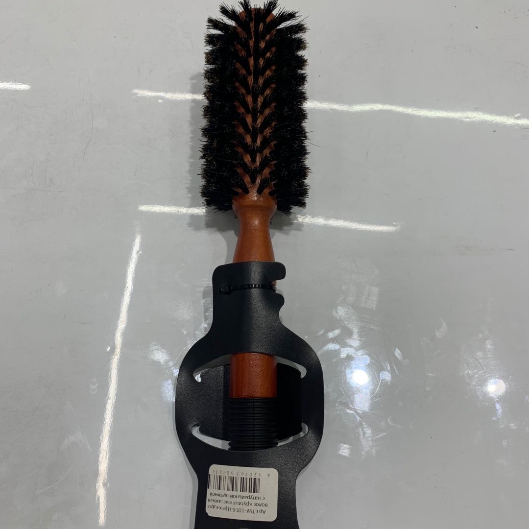 Peach wood simulated hair curling iron massage combing hair skin massage anti-static blow-drying styling details Picture