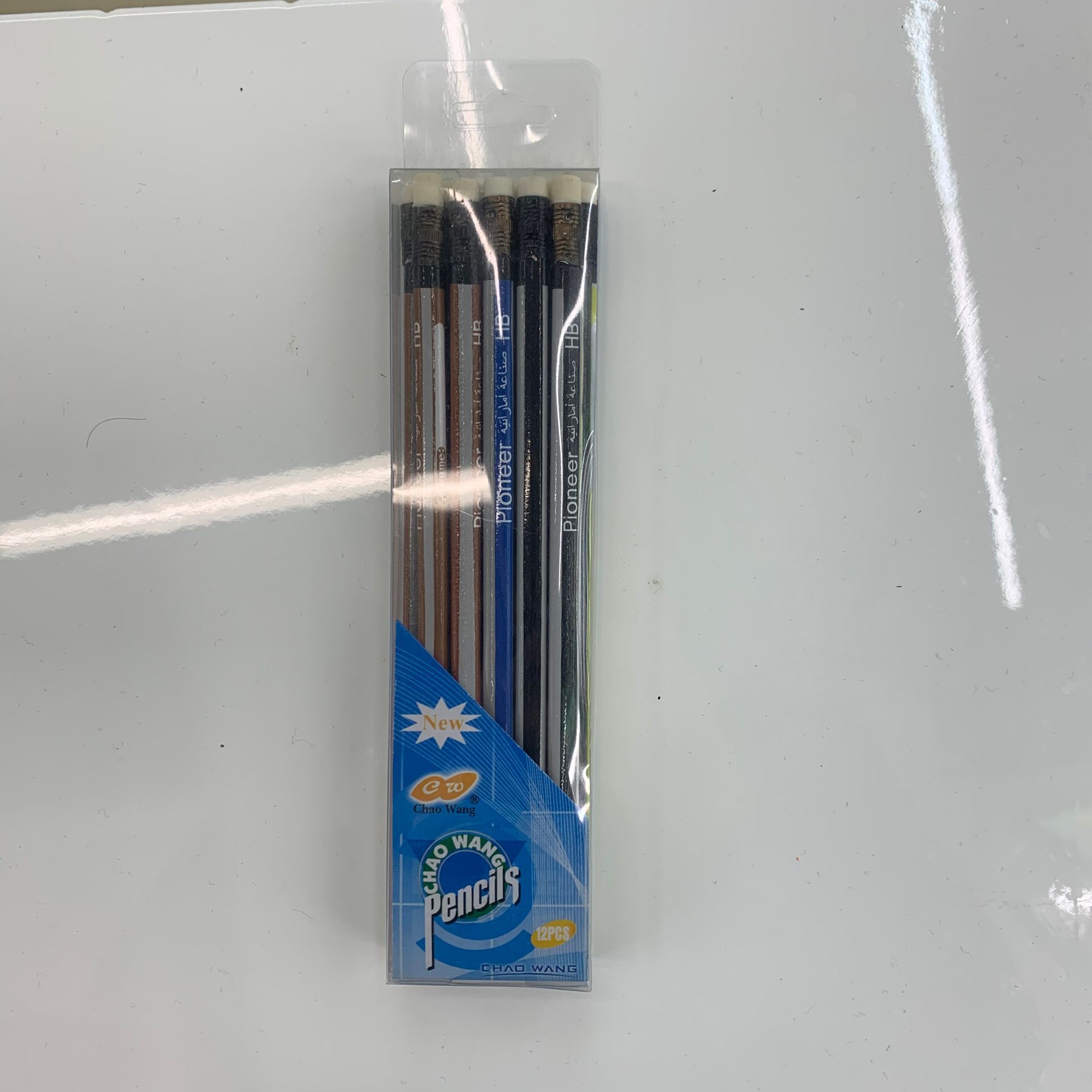 木制铅笔透明PVC盒包装学生绘图铅笔环保HB铅pencil12支/盒