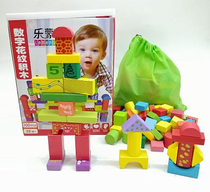 100 pieces of digital pattern building blocks