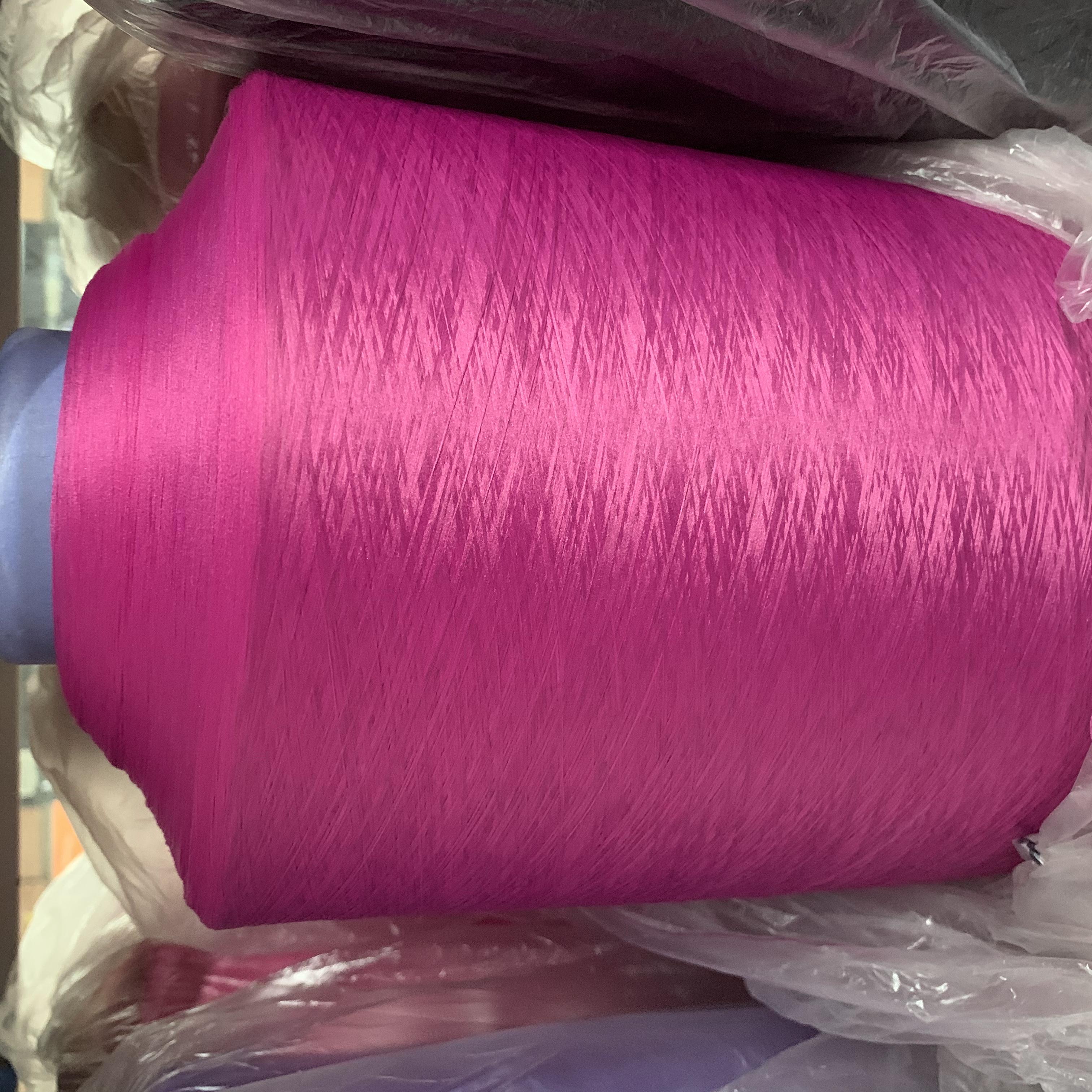 Home handmade polyester thread, DIY needle and thread rose red