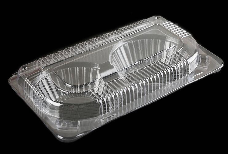 烘焙包装透明塑料盒蛋糕点心面包泡芙盒方形吸塑盒细节图