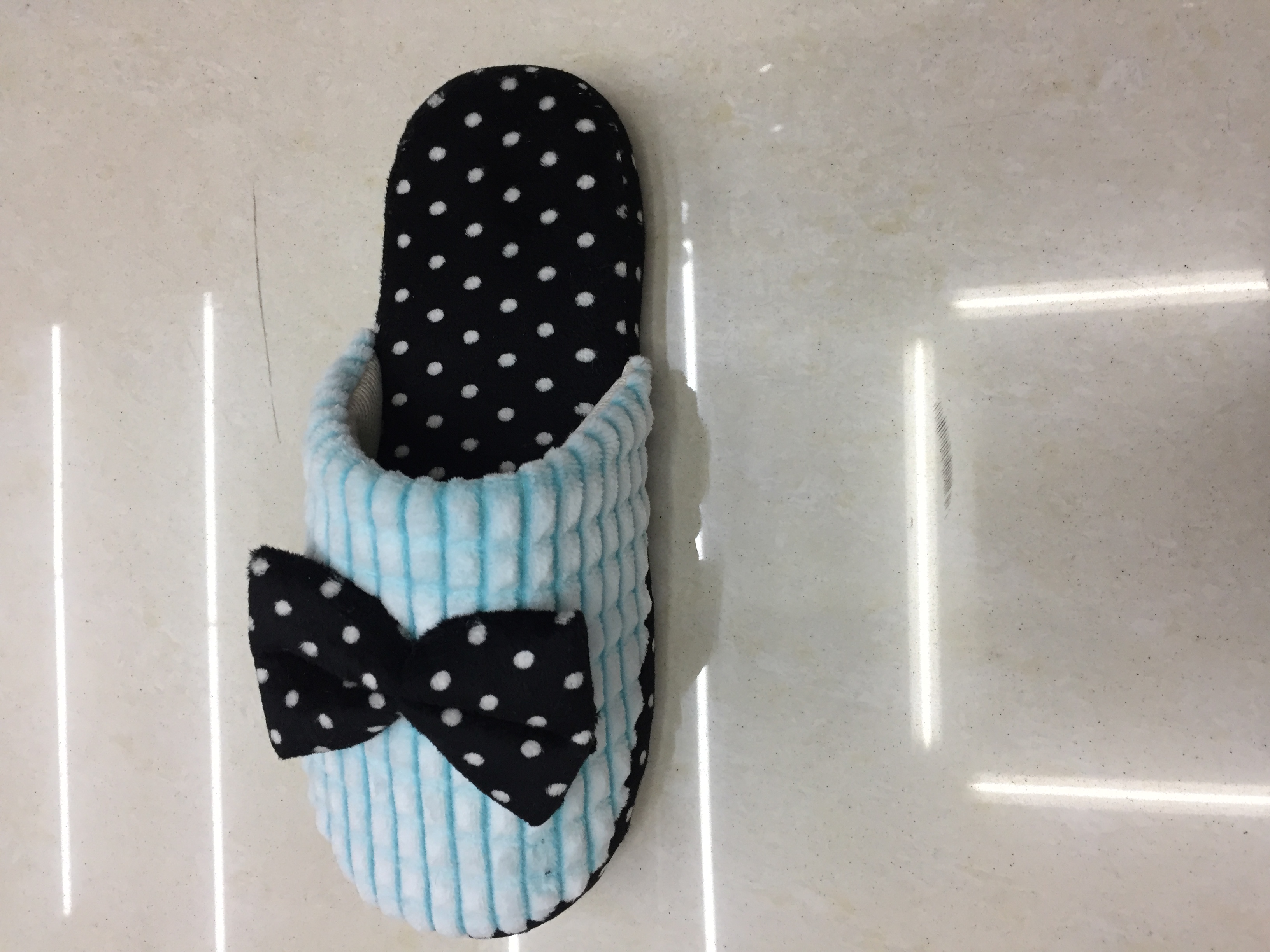 2067LUCK200 TPR soft-soled indoor Cotton slippers for women in Foreign trade Specification image