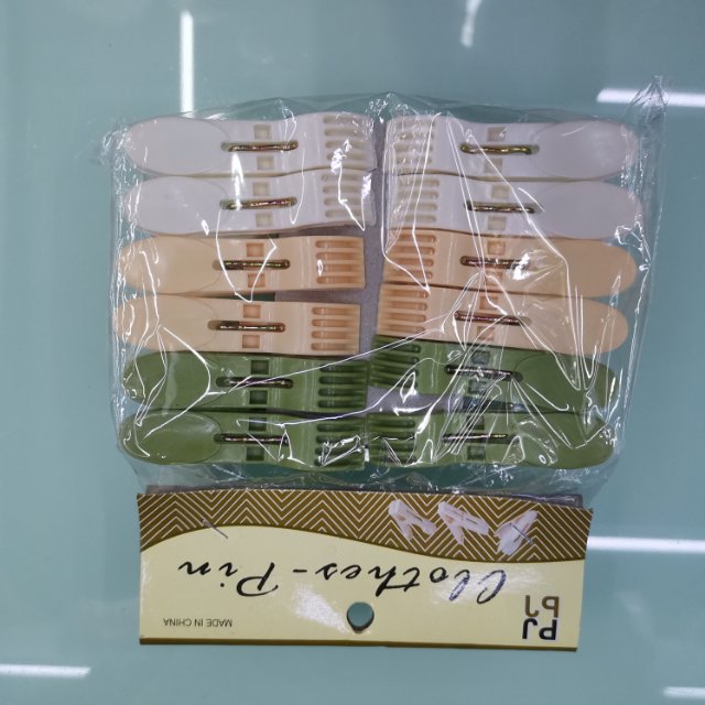 812-12塑料夹子晒衣架塑料夹家用晒衣防风单个小固定衣架